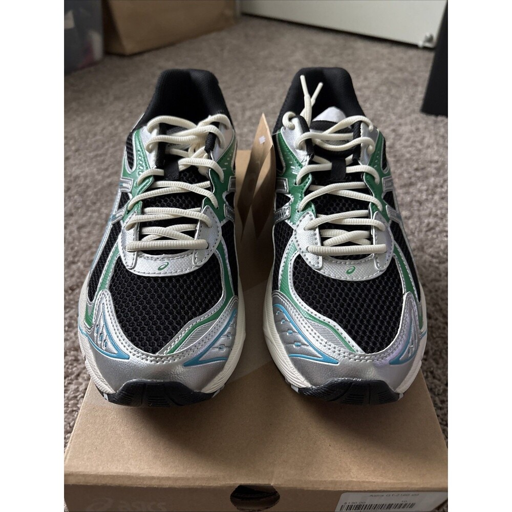 Asics GT-2160 Black Morpho Black Green Blue White 1203A275-003 Men's Size 10 New